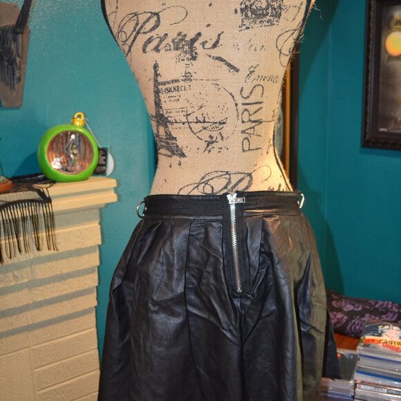 current mood womens 3x pleather skirt - Picture 3 of 5